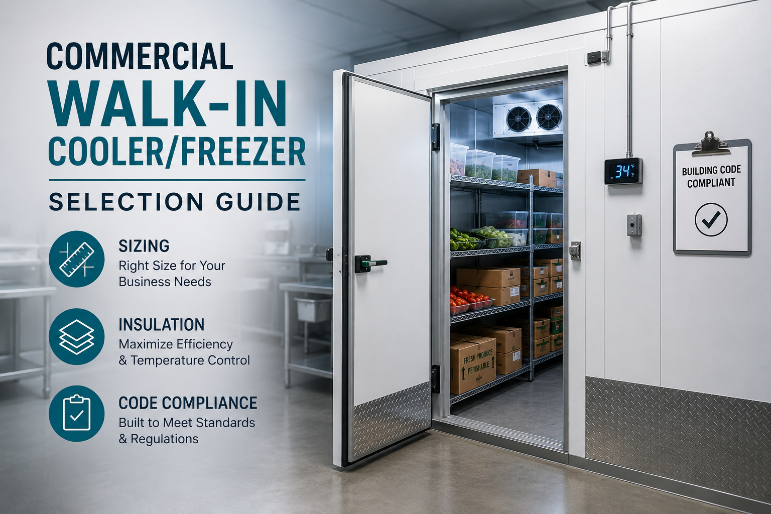 Commercial Walk in Cooler/Freezer Selection Guide